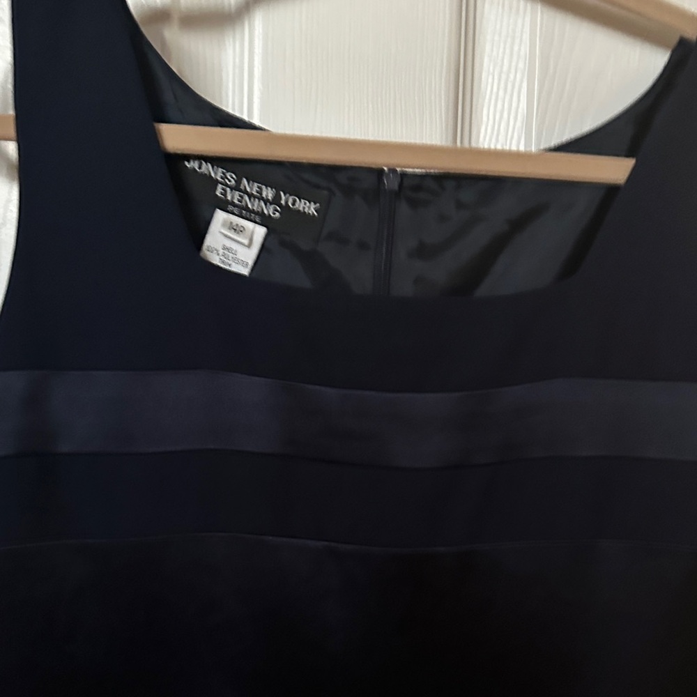 Jones New York Navy Sleeveless Dress